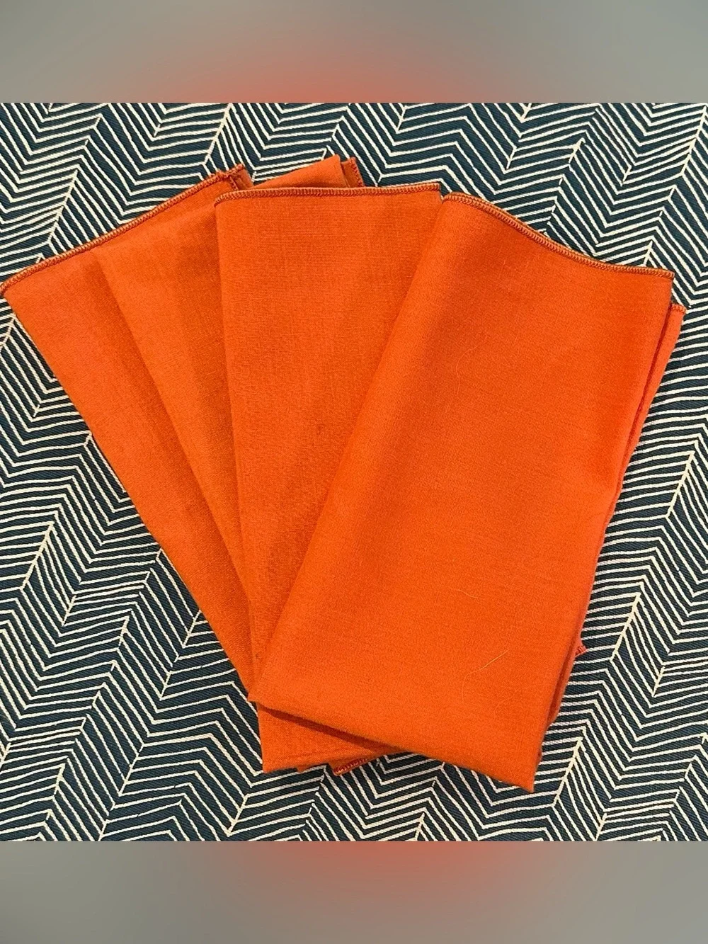 Set of 4 cloth napkins • 16” x 16”
